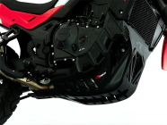 CUBRE CARTER HONDA TRANSALP 750 23/26 RTECH NEGRO