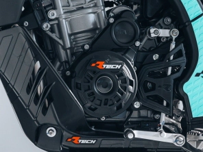 TAPA MOTOR EMBRAGUE KOVE 800X PRO/RALLY/GT 24/26 RTECH NEGRO