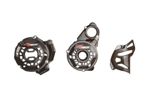 TAPA MOTOR EMBRAGUE KOVE 800X PRO/RALLY/GT 24/26 RTECH NEGRO