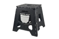 CABALLETE-BANCO PLEGABLE TYBORN PORTA MOTO UFO NEGRO