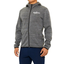 CAMPERA RORIK Tech Zip Hoodie Heather Charcoal - S