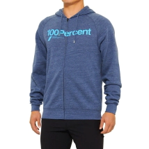 CAMPERA KERV Zip Hoodie Fleece Heather Navy - S