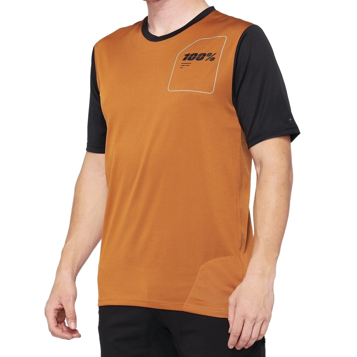JERSEY CORTO RIDECAMP Short Sleeve Jersey Terracotta/Black L