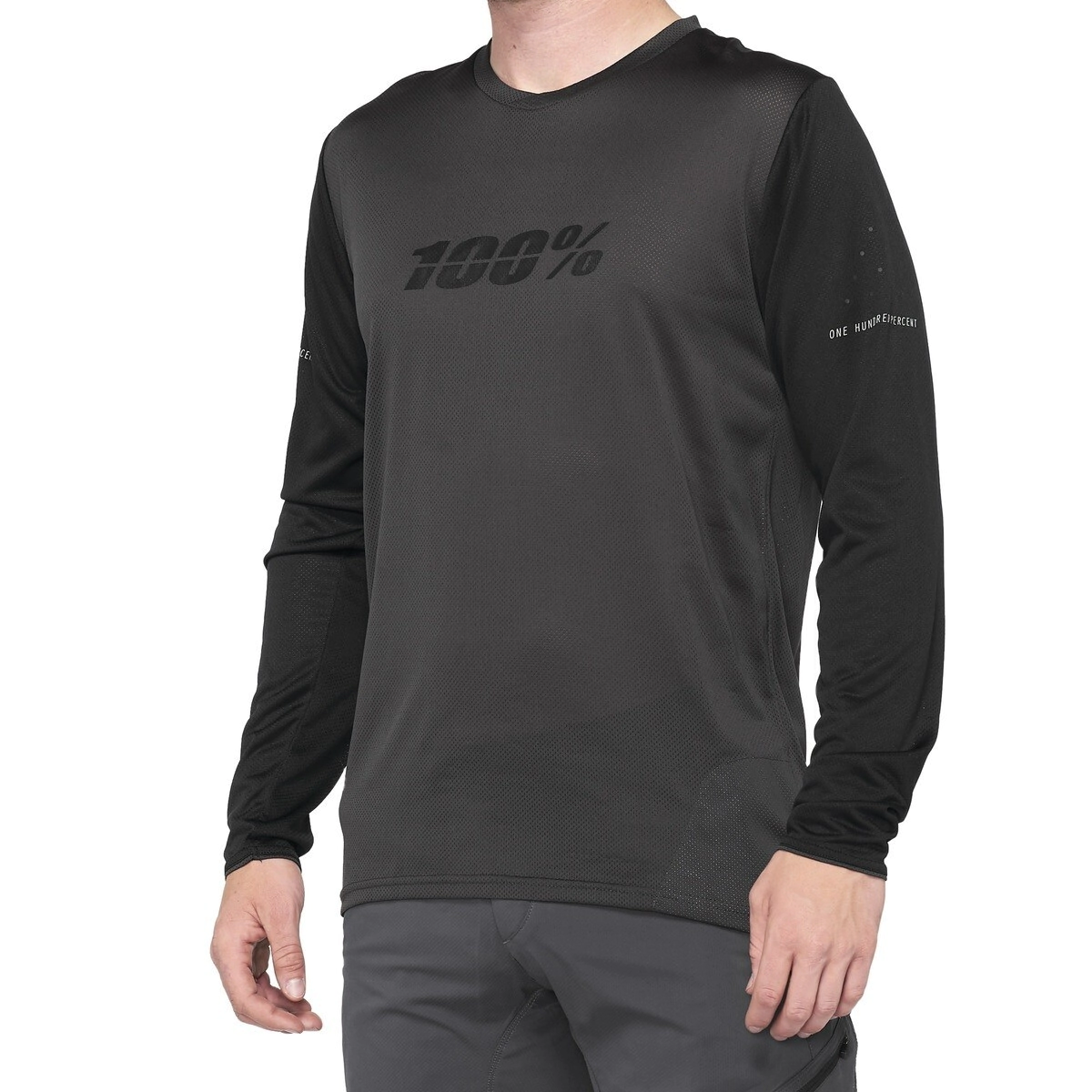 JERSEY RIDECAMP Long Sleeve Jersey Black/Charcoal XL