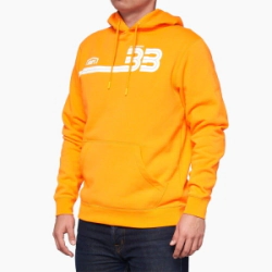 BB33 PO KP Hooded Pullover Sweatshirt Fluo Orange