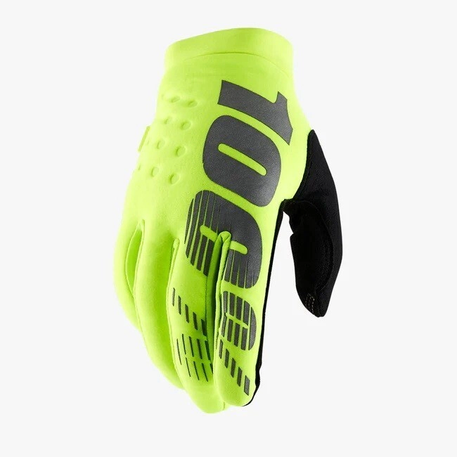 BRISKER Guante Fluo Yellow/Black L 100%