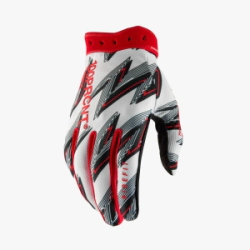 RIDEFIT Guante White/Red 100%