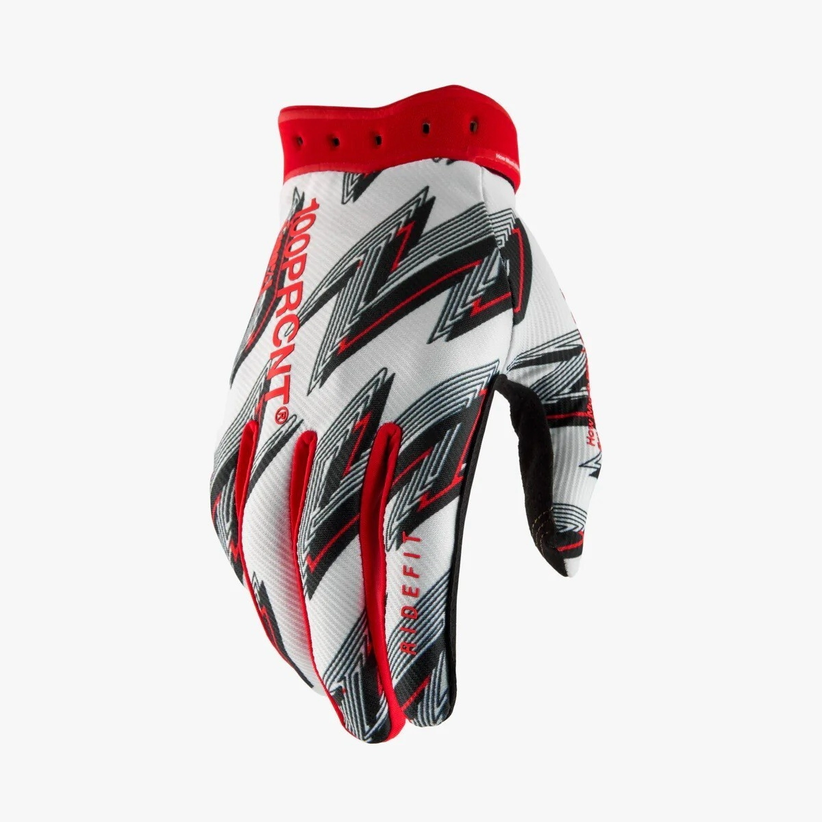 RIDEFIT Guante White/Red XL 100%
