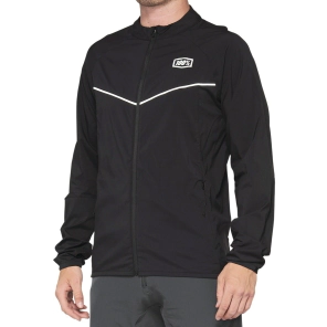 CAMPERA CORRIDOR STRETCH Windbreaker Jacket Black 100%