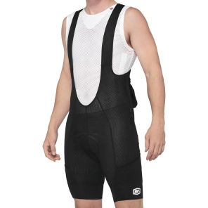 BODY REVENANT Bib Liner Shorts Black 