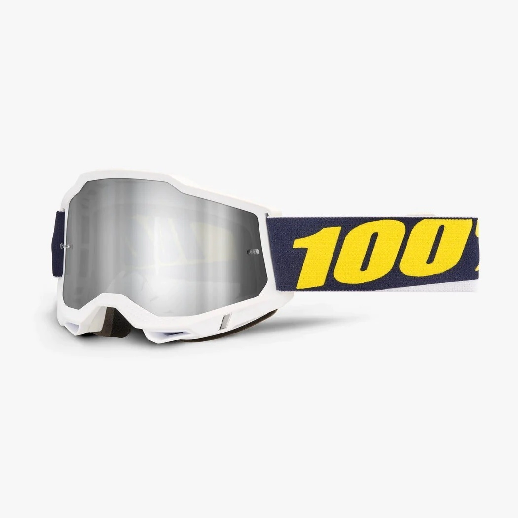 ACCURI 2 Moto/MTB Goggle Torc - Silver Mirror Lens 100%