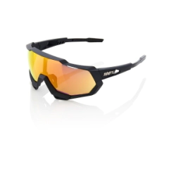 LENTES SPEEDTRAP Soft Tact Black - HiPER Red Mirror Lens