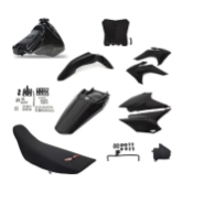 KIT COMPLETO ADAPTACION TORNADO XR 250/XR 200/MOTOCICLETAS DE LA MISMA CATEGORIA NEGRO AMX