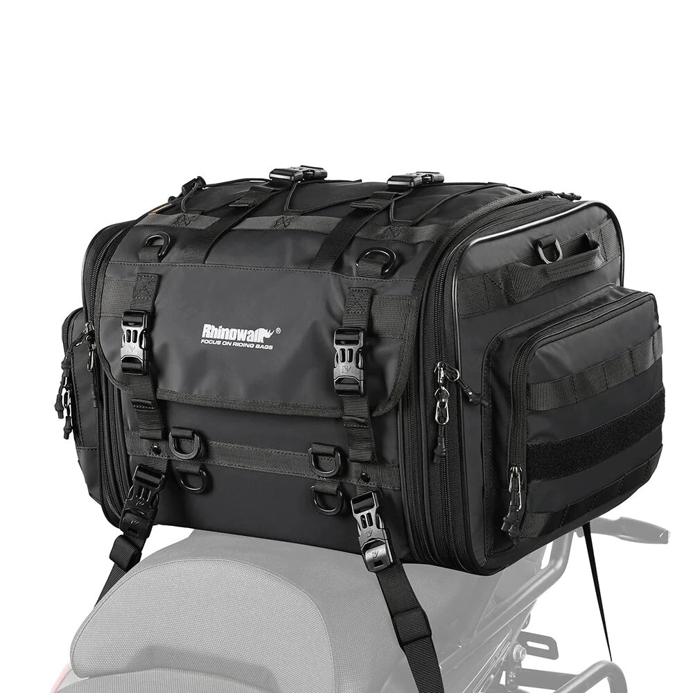 BOLSO TRASERO EXPANSIBLE 60L-80L BLACK RHINOWALK