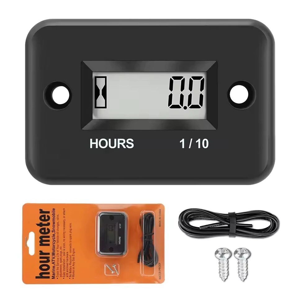Cuenta Horas Universal Negro Resistente al Agua Proteam