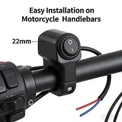 Boton ON/OFF Switch Aluminio Para Manubrio Universal Proteam