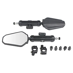 ESPEJOS RETROVISOR REBATIBLE PLEGABLE ENDURO/TRAIL/TOURING MOTO CERTIFICADO CE- PROTEAM