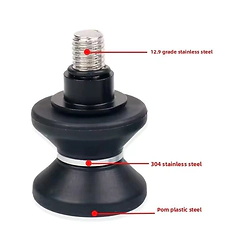 PAR DE SPOOLS EVOTECH 10MM PARA CABALLETE DE MOTO UNIVERSALES