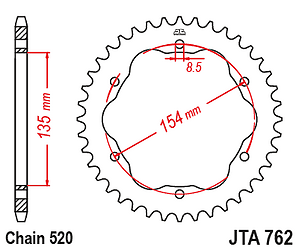 CORONA JT DUCATI 939/950/955 SUPER SPORT / PANIGALE V2 43D