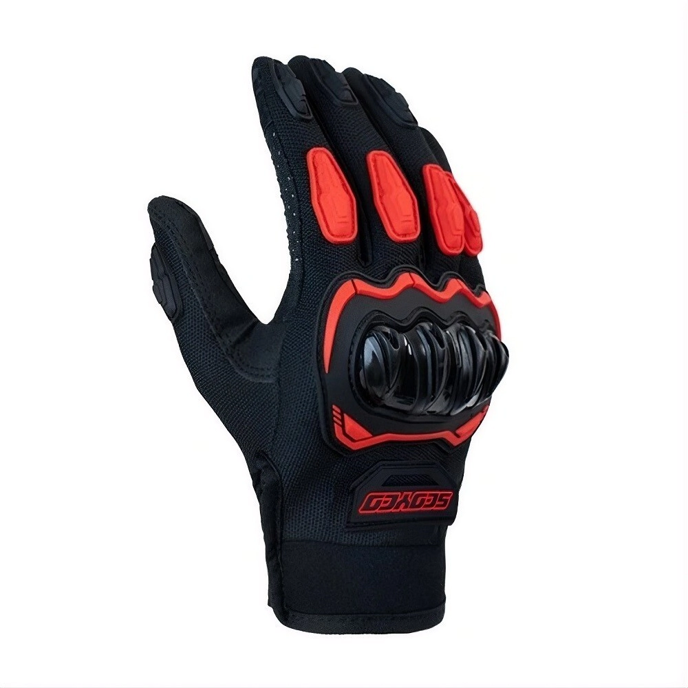 GUANTES SPRING AND SUMMMER BLACK RED SCOYCO-M