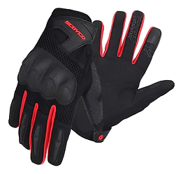 GUANTES BREATHABLE SPRING AND SUMMMER RED SCOYCO-