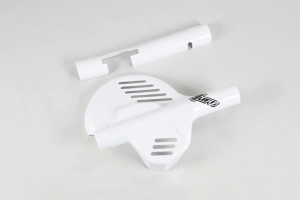 CUBRE DISCO CR 125/250/500 XR 600 85/89 XR 250 90/95 UFO BLANCO
