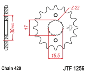 PI�ON JT CR 80/85 86/07 15D