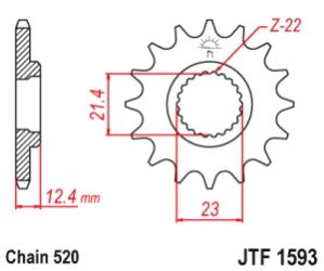 PI�ON JT YFM 250 08/13 14D