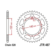 CORONA JT KLR/X 650 87/18 KLE 250 93/0143D