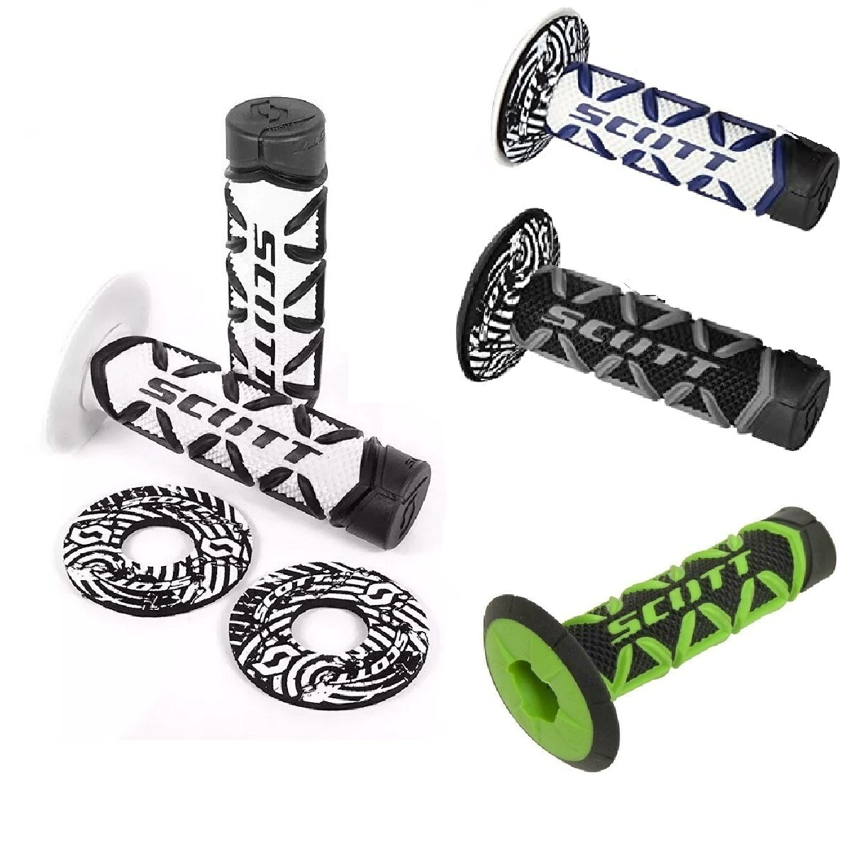 PU�OS SCOTT DIAMOND C/DONUT AZUL/BLANCO