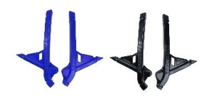 CUBRE CUADRO CHASIS KX 250 KX 450 24/25 NEGRO AMX