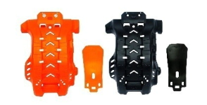 CUBRE CARTER 2T KTM/HUSQ 250/300 MX 23/25 EXC 24/25 GAS 24/25 NEGRO AMX