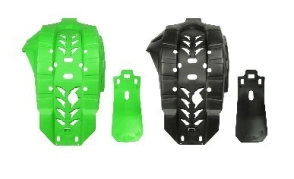 CUBRE CARTER 2T KTM/HUSQ 250/300 MX 23/25 EXC 24/25 GAS 24/25 NEGRO AMX