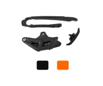 GUIA CADENA + DESLIZADOR CRF 250R 18/21 CRF 450R 17/18 NEGRO UFO