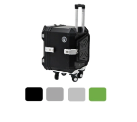 TOP CASE ALU 48L VALIJA Y RUEDAS EXTRAIBLES COOCASE ALUMINIO 1,5mm + DIVISOR Y ELA