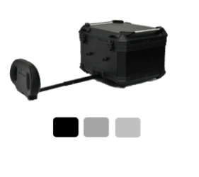 TOP CASE ALU 55L RESPALDAR EXTENSIBLE COOCASE ALUMINIO 1,5mm + DIVISOR Y ELASTICOS