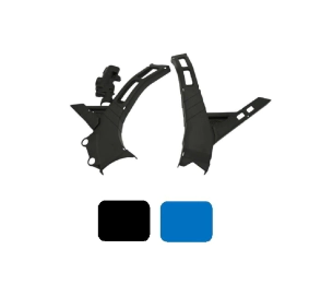 CUBRE CUADRO CHASIS KX 250 KX 450 24/25 NEGRO AMX