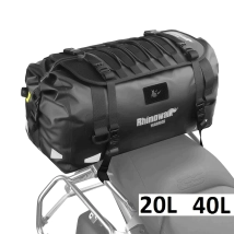 BOLSO & MOCHILA TRASERO RIGIDO EXPANSIBLE 12L-18L BLACK MATTE RHINOWALK