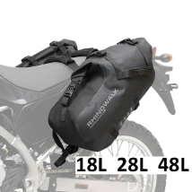 BOLSO TRASERO RIGIDO EXPANSIBLE 50L-70L BLACK RHINOWALK